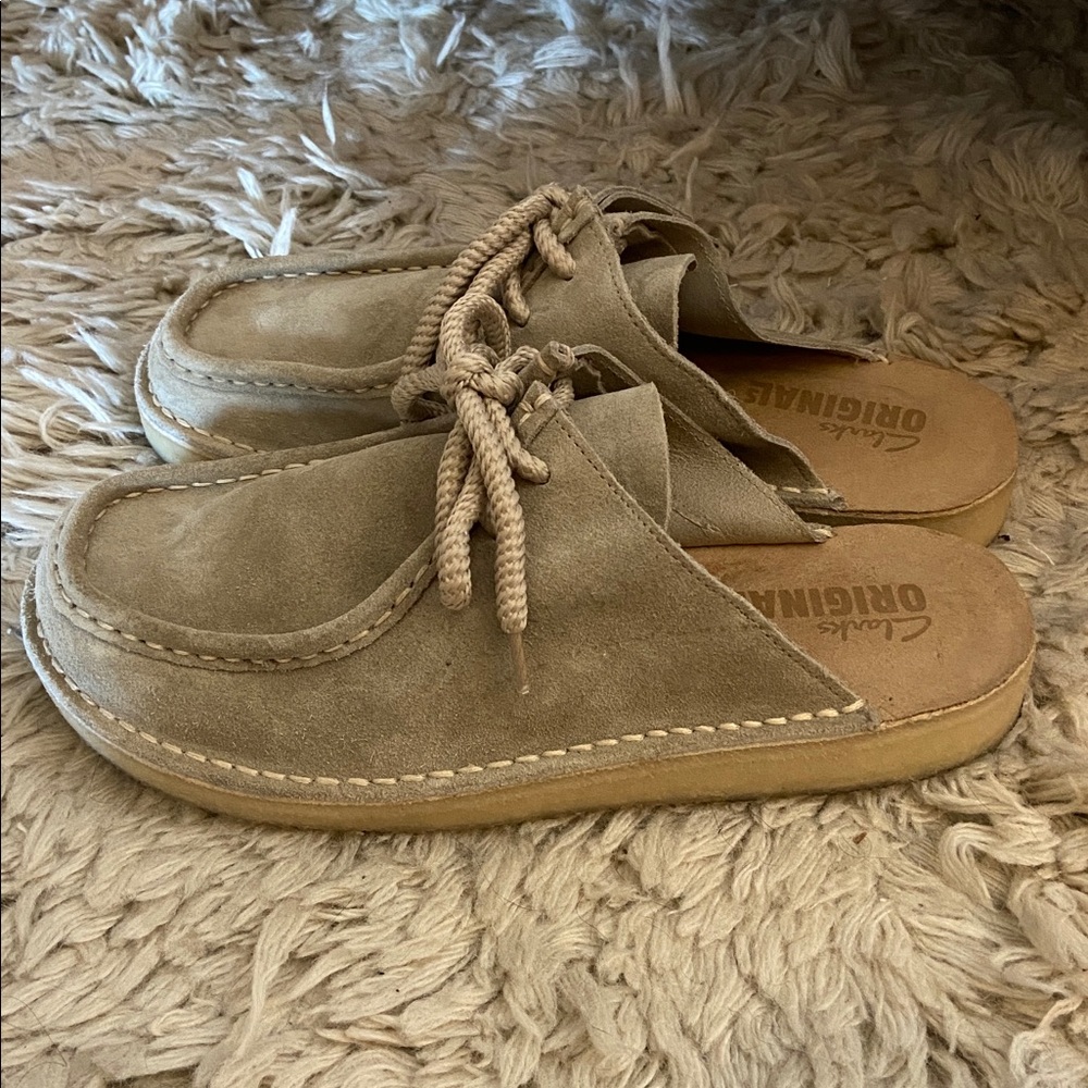 Clarks Originals Suede Wallabee mule - Picture 4 of 7